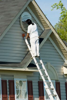 Exterior Painting being performed by an experienced R&R Painting and Renovations LLC painter.