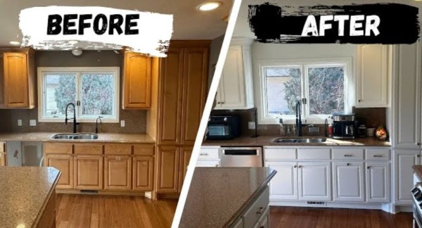 Cabinet Painting in Freehold, NJ (1)